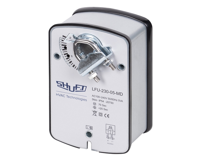 Shuft Shuft LFU-230-05-MD электропривод с возвратной пружиной