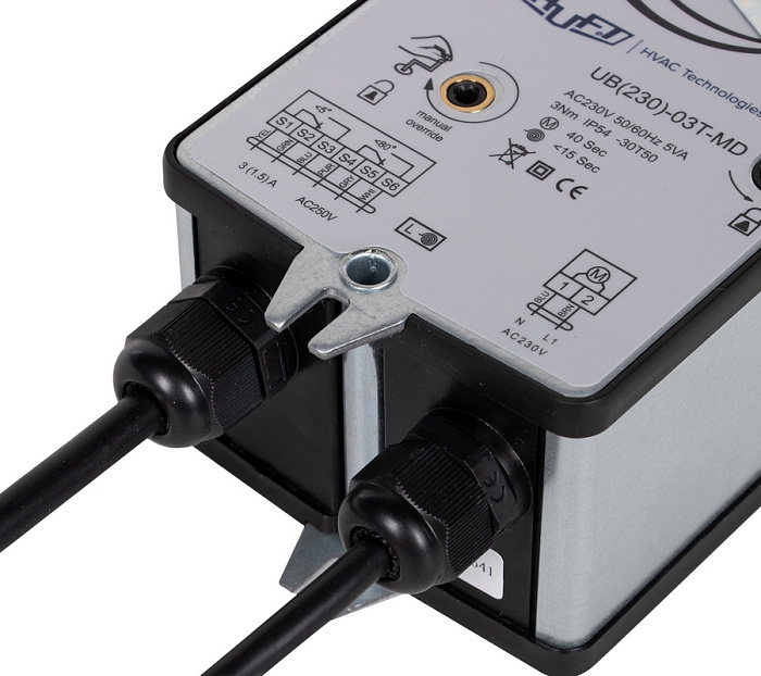 Shuft Shuft UB(230)-03T-MD электропривод с возвратной пружиной