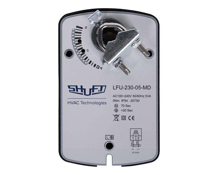 Shuft Shuft UB(230)-03T-MD электропривод с возвратной пружиной